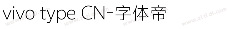 vivo type CN字体转换